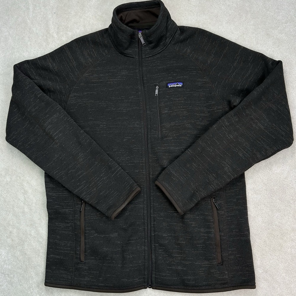 Patagonia Better Sweater Full Zip Fleece Jacket Mens XL Common Threads Brown